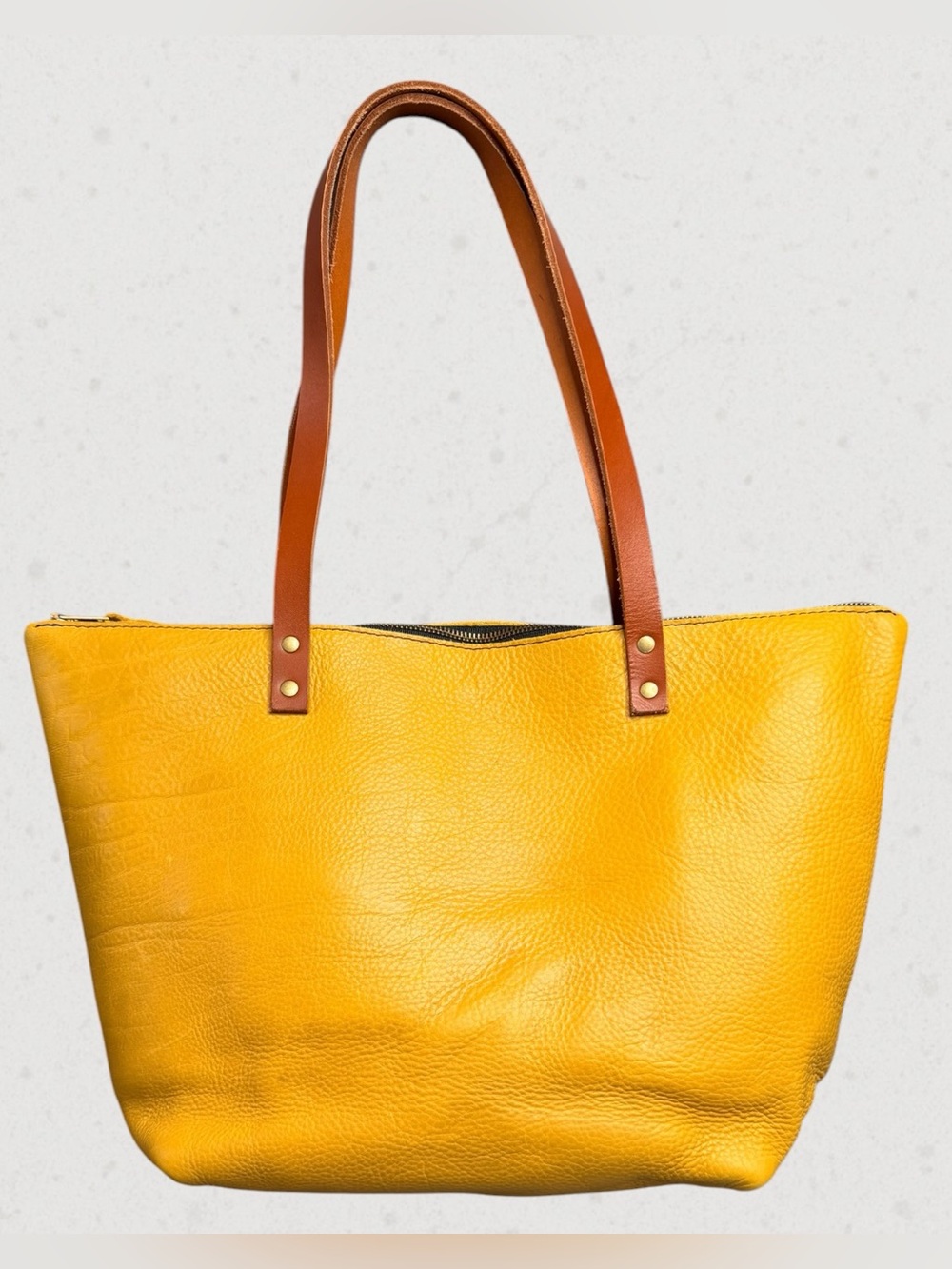 Portland Leather Goods Large Pomello Tote with Tan Handles - Picture 2 of 9